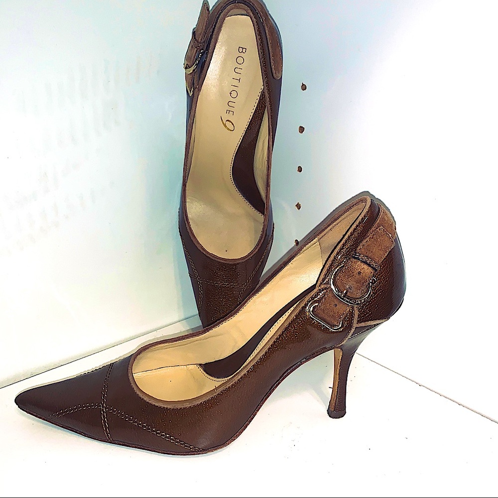 Boutique 9 Size 7M bronze Patent Leather Women's Shoes